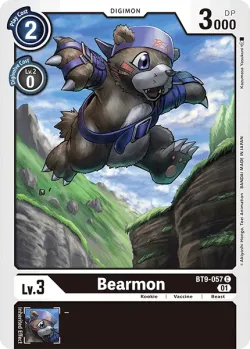 Bearmon — BT-09: Booster X Record #BT9-057 · Digimon