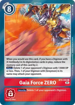 Gaia Force ZERO 「BT9-095」「EN」