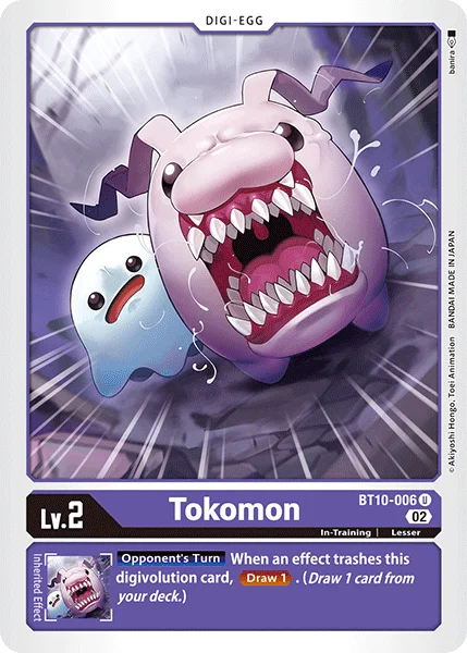 Tokomon 「BT10-006」「EN」
