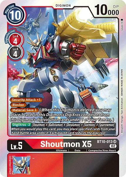 Shoutmon X5 「BT10-013」「EN」