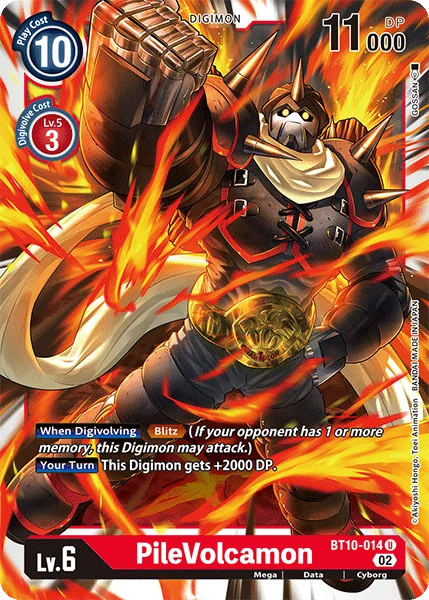 PileVolcamon 「BT10-014」「EN」