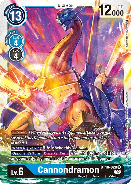 Cannondramon 「BT10-028」「EN」