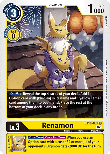 Renamon 「BT10-032」「EN」