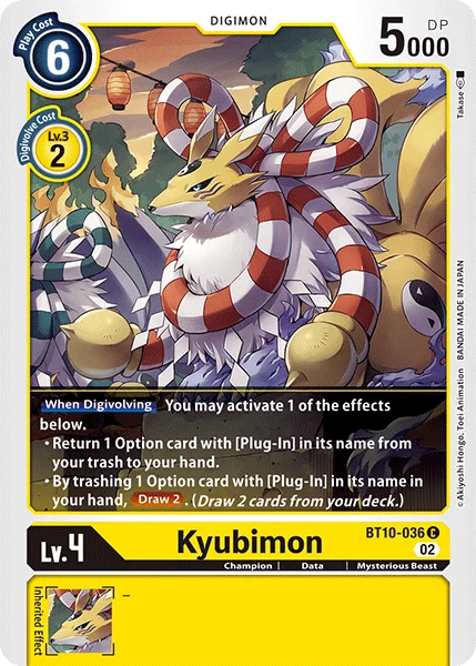 Kyubimon 「BT10-036」「EN」