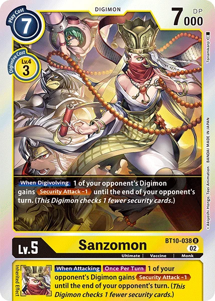 Sanzomon 「BT10-038」「EN」