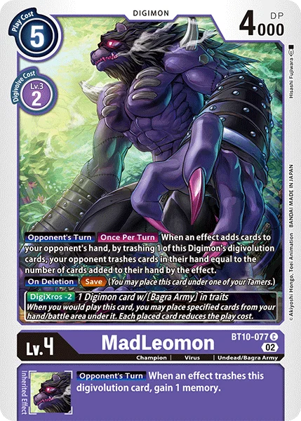 MadLeomon 「BT10-077」「EN」