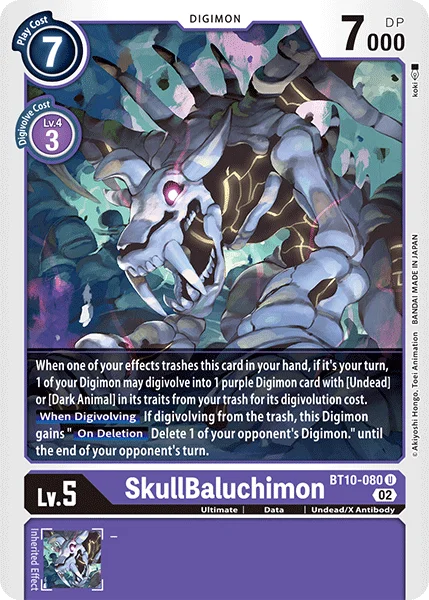 SkullBaluchimon 「BT10-080」「EN」