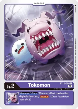 Tokomon — Xros Encounter Pre-Release Pack #BT10-006 · Digimon