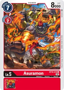 Asuramon — BT-10: Booster Xros Encounter #BT10-010 · Digimon