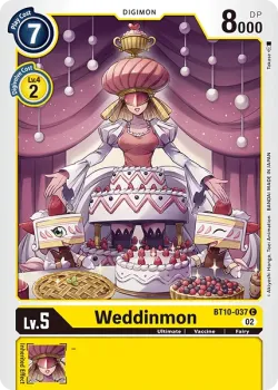 Weddinmon — BT-10: Booster Xros Encounter #BT10-037 · Digimon