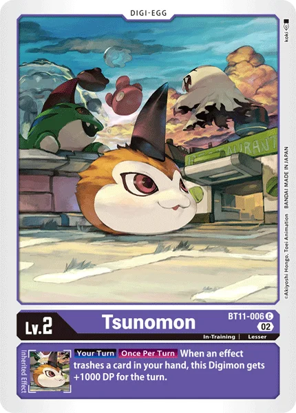 Tsunomon 「BT11-006」「EN」