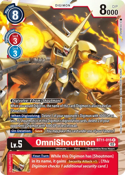OmniShoutmon 「BT11-015」「EN」