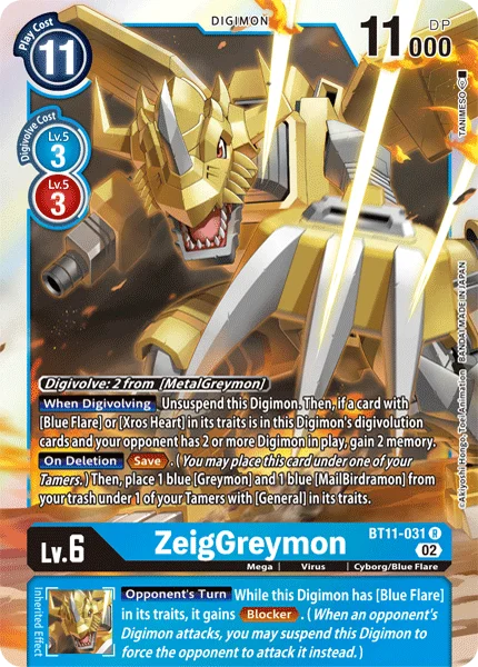 ZeigGreymon 「BT11-031」「EN」