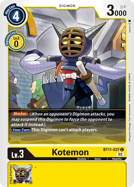 Kotemon 「BT11-037」「EN」