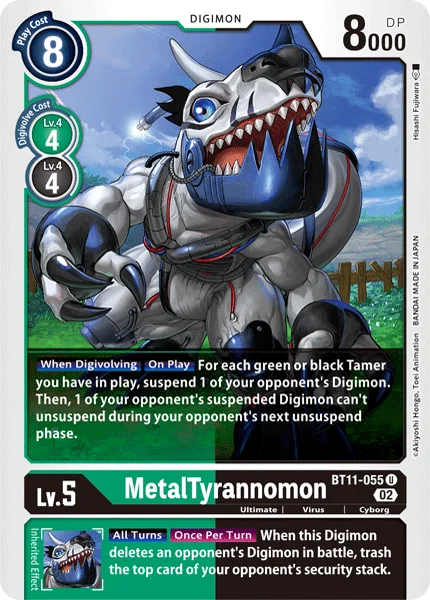 MetalTyrannomon 「BT11-055」「EN」