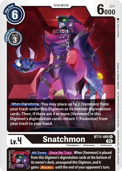 Snatchmon 「BT11-065」「EN」
