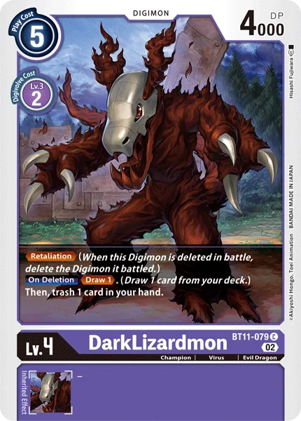 DarkLizardmon 「BT11-079」「EN」