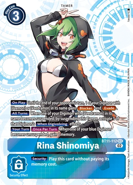 Rina Shinomiya 「BT11-112」「EN」