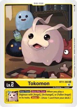 Tokomon — Dimensional Phase Pre-Release Pack #BT11-003 · Digimon