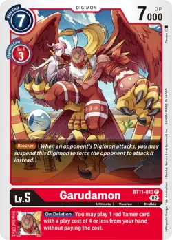 Garudamon — BT-11: Booster Dimensional Phase #BT11-013 · Digimon