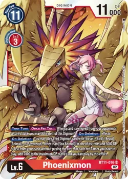 Phoenixmon — BT-11: Booster Dimensional Phase #BT11-016 · Digimon