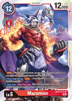 Marsmon — BT-11: Booster Dimensional Phase #BT11-017 · Digimon