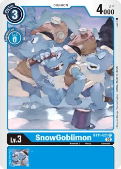 SnowGoblimon — BT-11: Booster Dimensional Phase #BT11-021 · Digimon