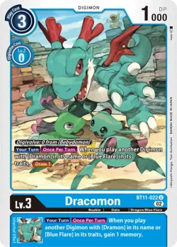 Dracomon — Event Pack 5 #BT11-022 · Digimon