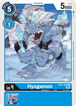 Hyogamon — BT-11: Booster Dimensional Phase #BT11-026 · Digimon