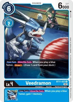 Veedramon — Dimensional Phase Pre-Release Pack #BT11-027 · Digimon