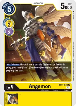 Angemon — Dimensional Phase Pre-Release Pack #BT11-038 · Digimon