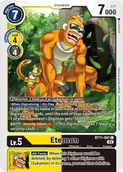 Etemon — BT-11: Booster Dimensional Phase #BT11-041 · Digimon