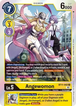 Angewomon — Dimensional Phase Pre-Release Pack #BT11-042 · Digimon