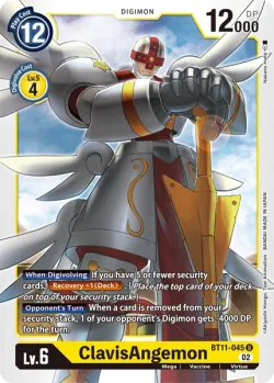 ClavisAngemon — Dimensional Phase Pre-Release Pack #BT11-045 · Digimon