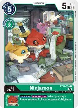 Ninjamon — BT-11: Booster Dimensional Phase #BT11-050 · Digimon
