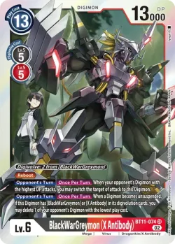 BlackWarGreymon (X Antibody) 「BT11-074」「EN」