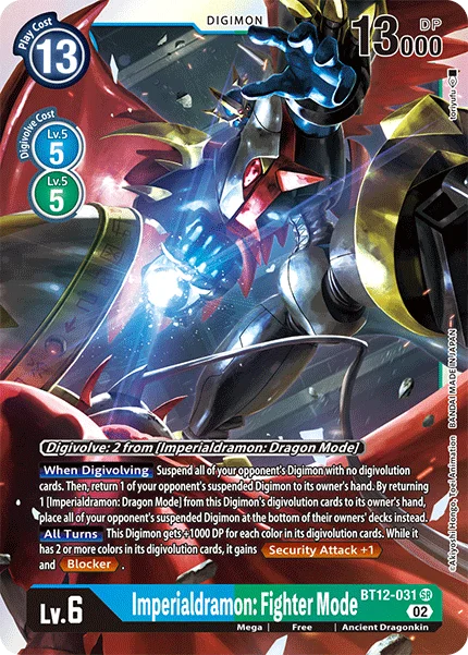 Imperialdramon: Fighter Mode 「BT12-031」「EN」