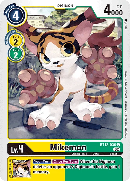 Mikemon 「BT12-036」「EN」