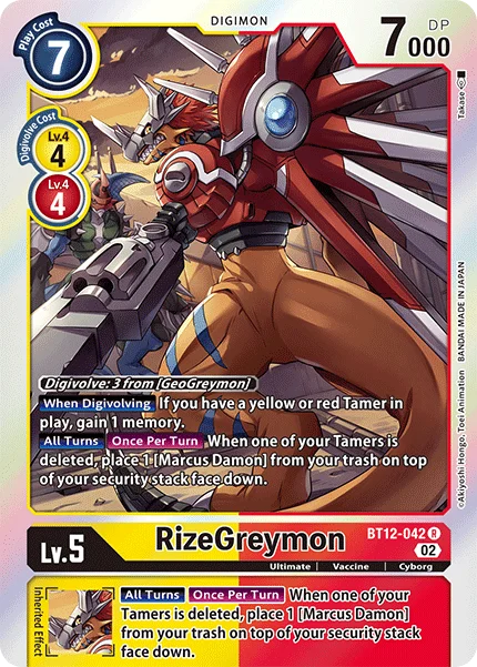 RizeGreymon 「BT12-042」「EN」