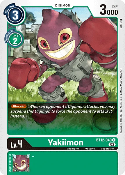 Yakiimon 「BT12-049」「EN」