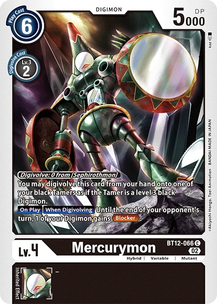 Mercurymon 「BT12-066」「EN」