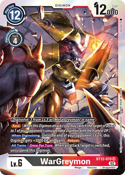 WarGreymon 「BT12-070」「EN」