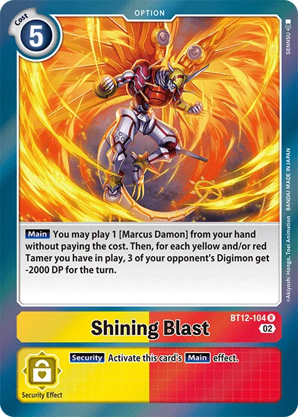 Shining Blast 「BT12-104」「EN」