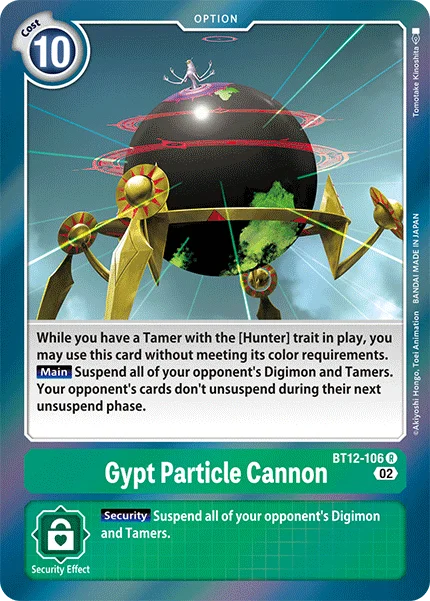 Gypt Particle Cannon 「BT12-106」「EN」