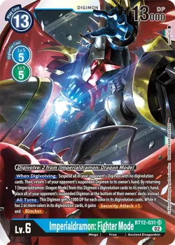 Imperialdramon: Fighter Mode — BT-12: Booster Across Time #BT12-031 · Digimon