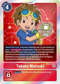Takato Matsuki 「BT12-089」「EN」