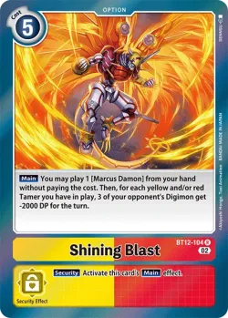 Shining Blast 「BT12-104」「EN」