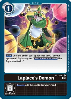 Laplace's Demon 「BT12-107」「EN」