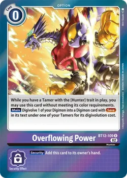 Overflowing Power 「BT12-109」「EN」
