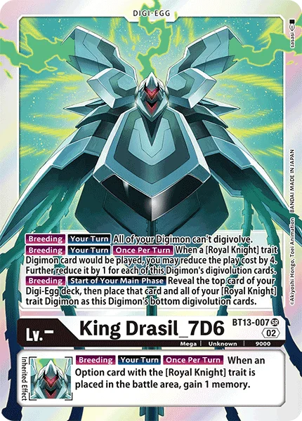 King Drasil_7D6 「BT13-007」「EN」